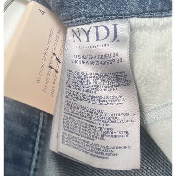 Not Your Daughter Jean Shorts Women’s Size 4 High Rise A-line Horizon Denim NWT - Picture 8 of 8